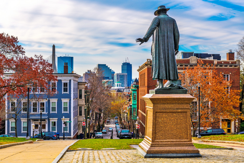 Bunker Hill in Boston, Massachusetts, USA jigsaw puzzle in Street View puzzles on TheJigsawPuzzles.com