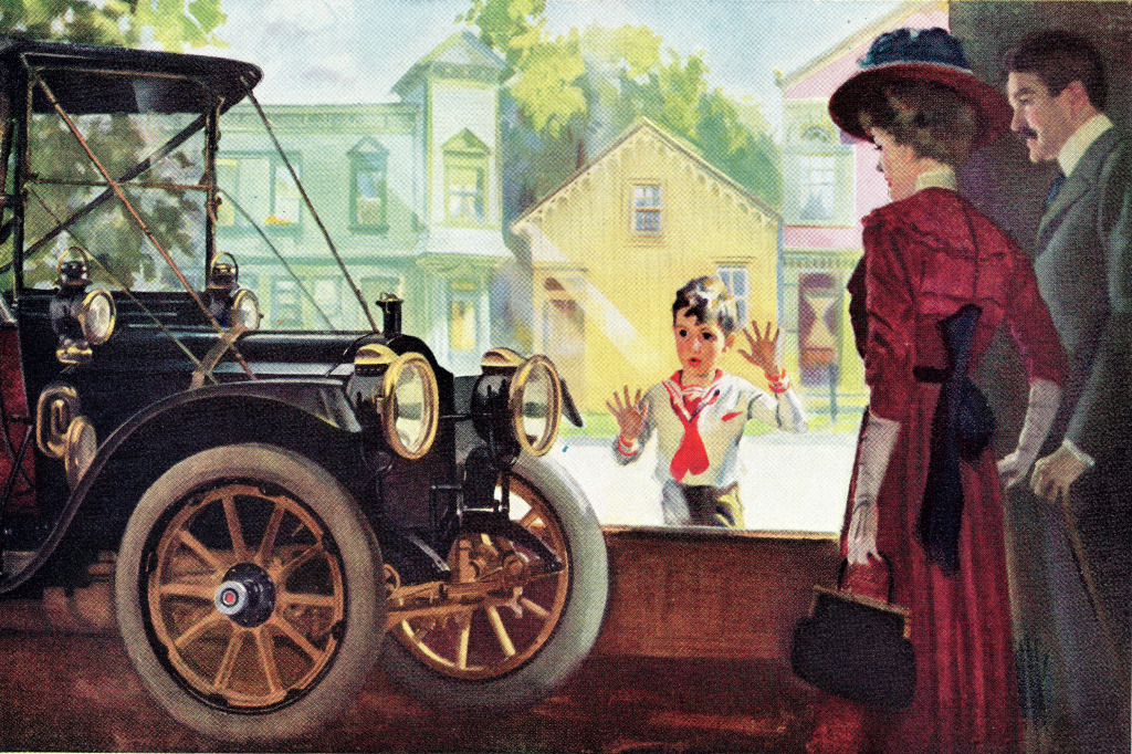 1908 Packard Model Thirty jigsaw puzzle in Cars & Bikes puzzles on TheJigsawPuzzles.com