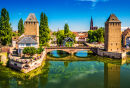 Medieval Bridge in Strasbourg, France