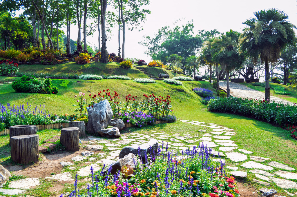 Mae Fah Luang Garden, Chiang Rai, Thailand jigsaw puzzle in Great Sightings puzzles on TheJigsawPuzzles.com