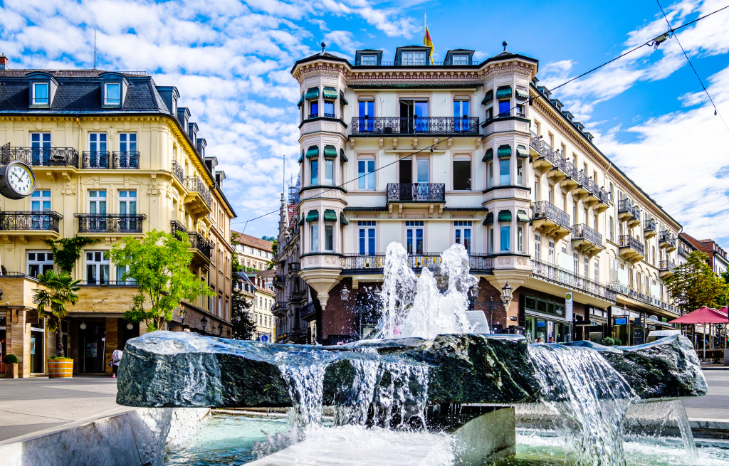Baden-Baden, Allemagne jigsaw puzzle in Chutes d'eau puzzles on TheJigsawPuzzles.com