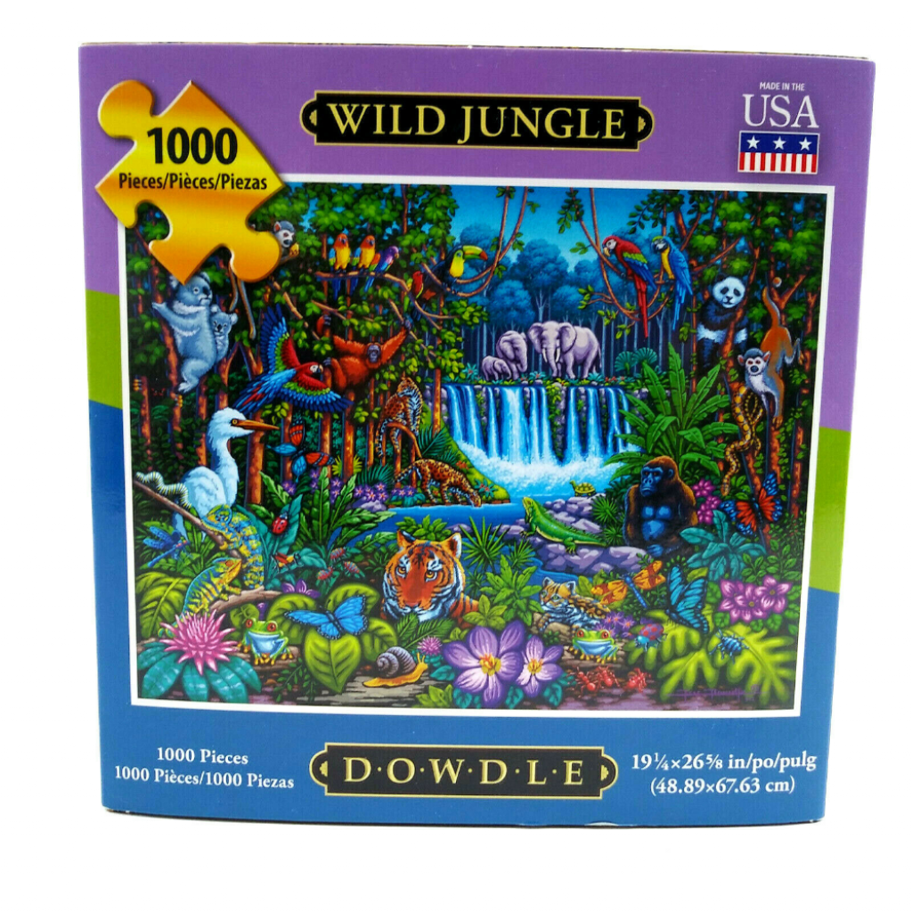 wild jungle jigsaw puzzle in Randi Lothamer puzzles on TheJigsawPuzzles.com