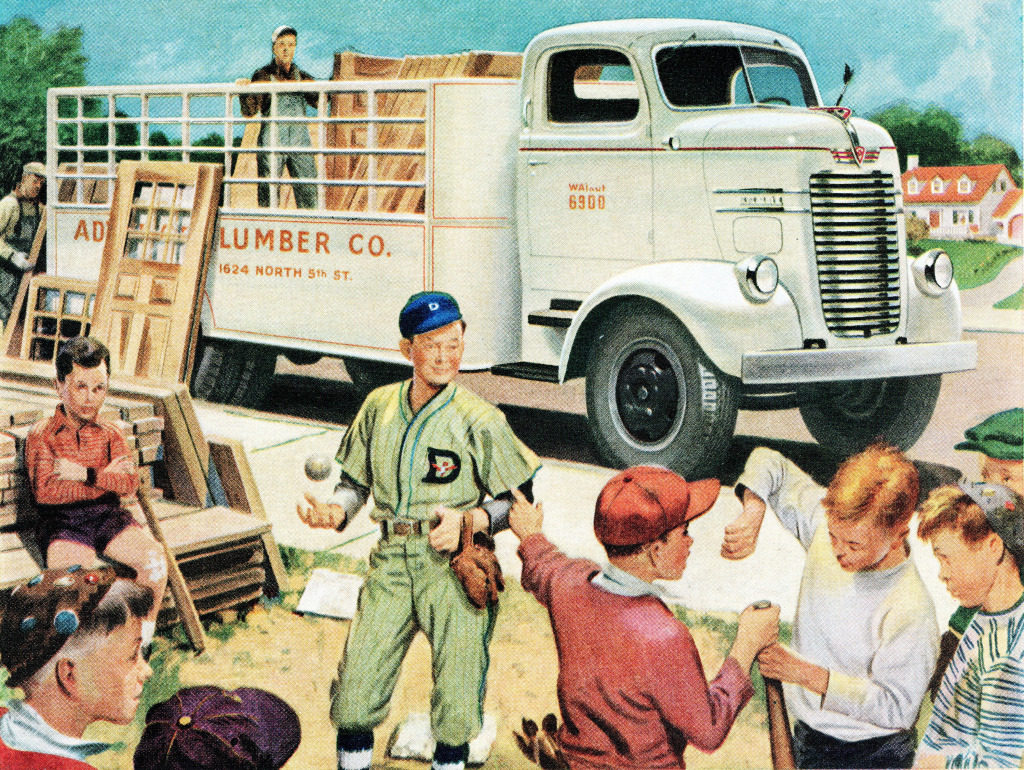 1946 Dodge COE Stake Truck jigsaw puzzle in Cars & Bikes puzzles on TheJigsawPuzzles.com