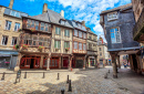 Half-Timbered Houses in Dinan, France