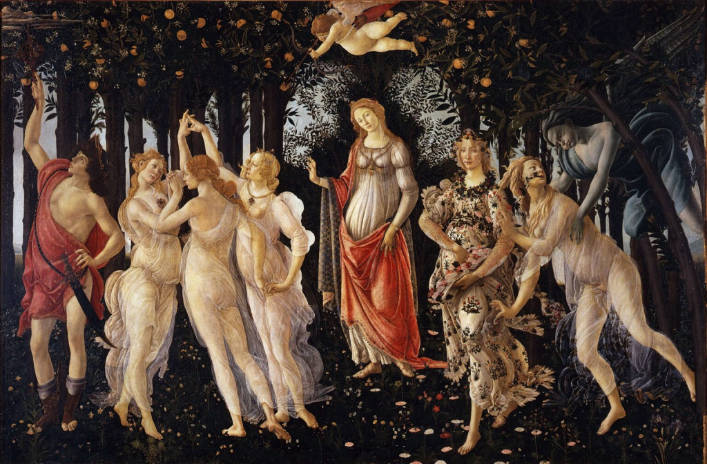 Botticelli-Primavera jigsaw puzzle in Wei F Chen puzzles on TheJigsawPuzzles.com