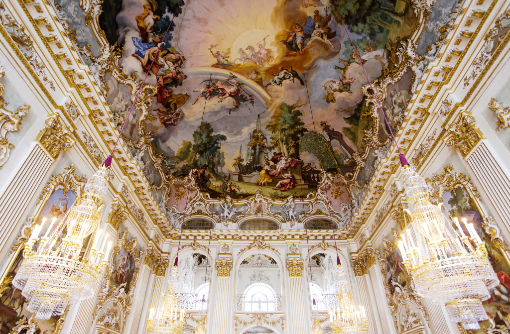 Nymphenburg Palace, Munich, Germany jigsaw puzzle in Puzzle of the Day puzzles on TheJigsawPuzzles.com