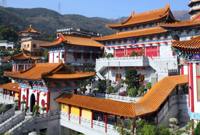 Buddhist Monastery in Hong Kong jigsaw puzzle in Puzzle of the Day ...