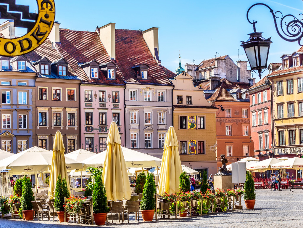 Market Square in the Old Town, Warsaw, Poland jigsaw puzzle in Street View puzzles on TheJigsawPuzzles.com