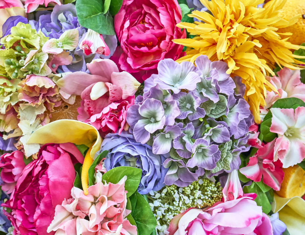 Artificial Flowers jigsaw puzzle in Flowers puzzles on TheJigsawPuzzles.com