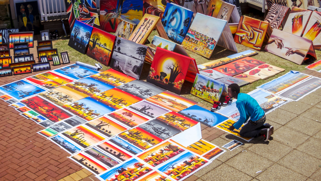Straßenkünstler in Durban jigsaw puzzle in Menschen puzzles on TheJigsawPuzzles.com