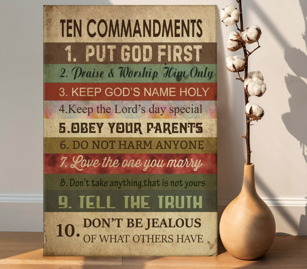 Ten Commandments jigsaw puzzle in Peter puzzles on TheJigsawPuzzles.com