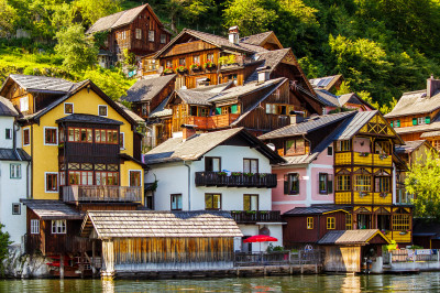 Nice Houses On The Lake Shore Jigsaw Puzzle In Street View Puzzles On   Nice Houses On The Lake Shore