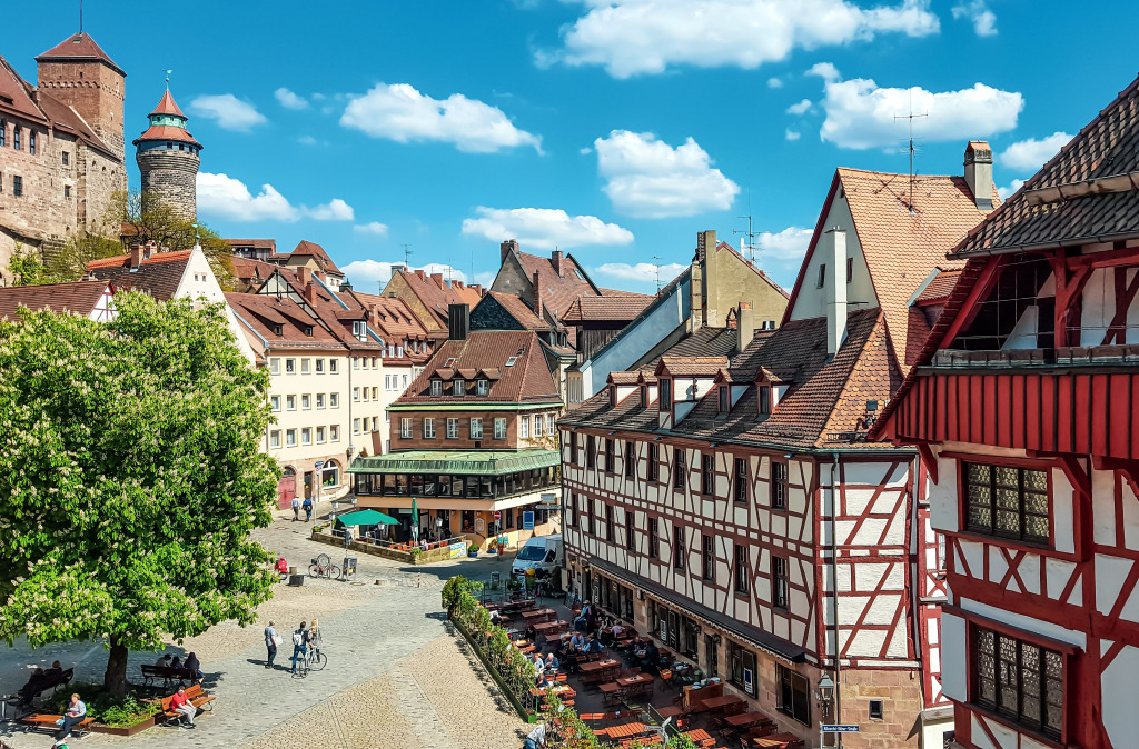 Nuremberg in the Spring jigsaw puzzle in Street View puzzles on TheJigsawPuzzles.com