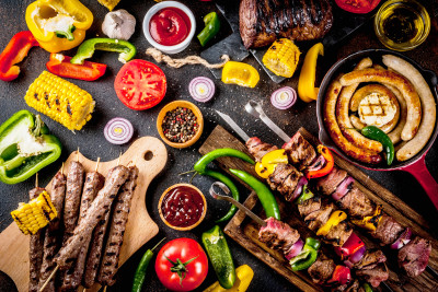 Various Barbecue Foods jigsaw puzzle in Food & Bakery puzzles on ...