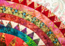 Handmade Quilt in Bright Colors
