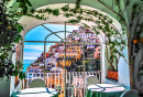 Dining with a Beautiful View in Positano