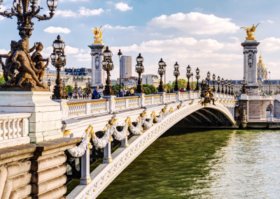Pont Alexandre III in Paris, France jigsaw puzzle in Bridges puzzles on ...