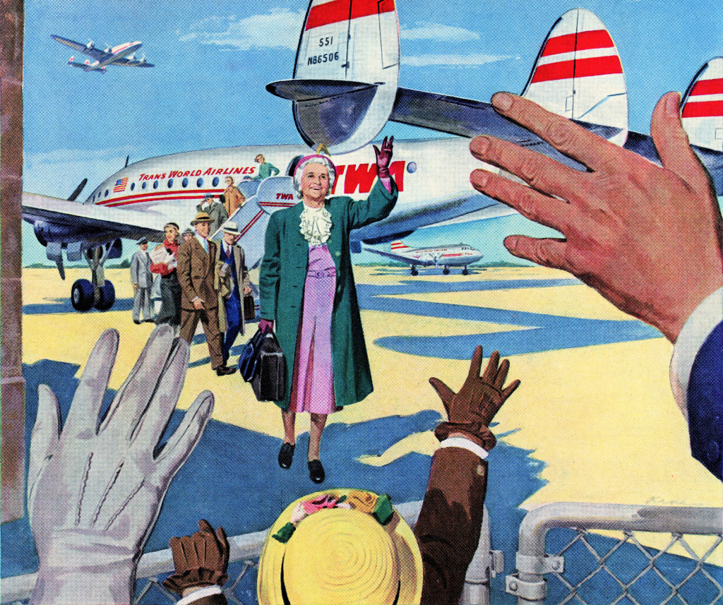 Grandma Leads a Fast Life and Loves It! jigsaw puzzle in Aviation puzzles on TheJigsawPuzzles.com