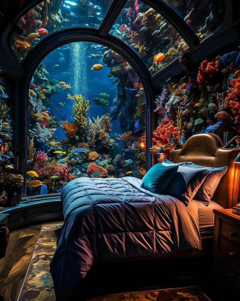 underwater bedroom jigsaw puzzle in Theresa Stephens puzzles on TheJigsawPuzzles.com