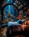 underwater bedroom