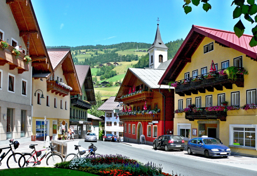 Wagrain, Austria jigsaw puzzle in Puzzle of the Day puzzles on TheJigsawPuzzles.com