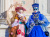 Participants of the Venice Carnival, Italy