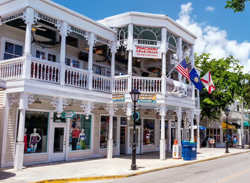 Downtown Key West,  Florida, USA jigsaw puzzle in Puzzle of the Day puzzles on TheJigsawPuzzles.com