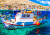 Boats and Colorful Houses in a Fishing Village