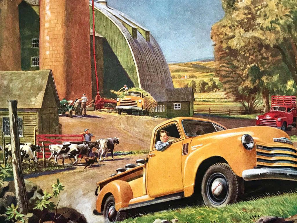 1950 Caminhões Chevrolet jigsaw puzzle in Carros & Motos puzzles on TheJigsawPuzzles.com