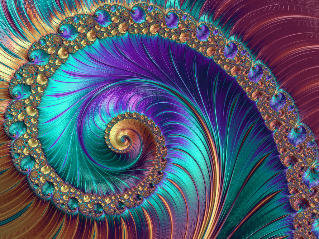 Abstract Fractal Patterns And Shapes Jigsaw Puzzle In Puzzle Of The Day 