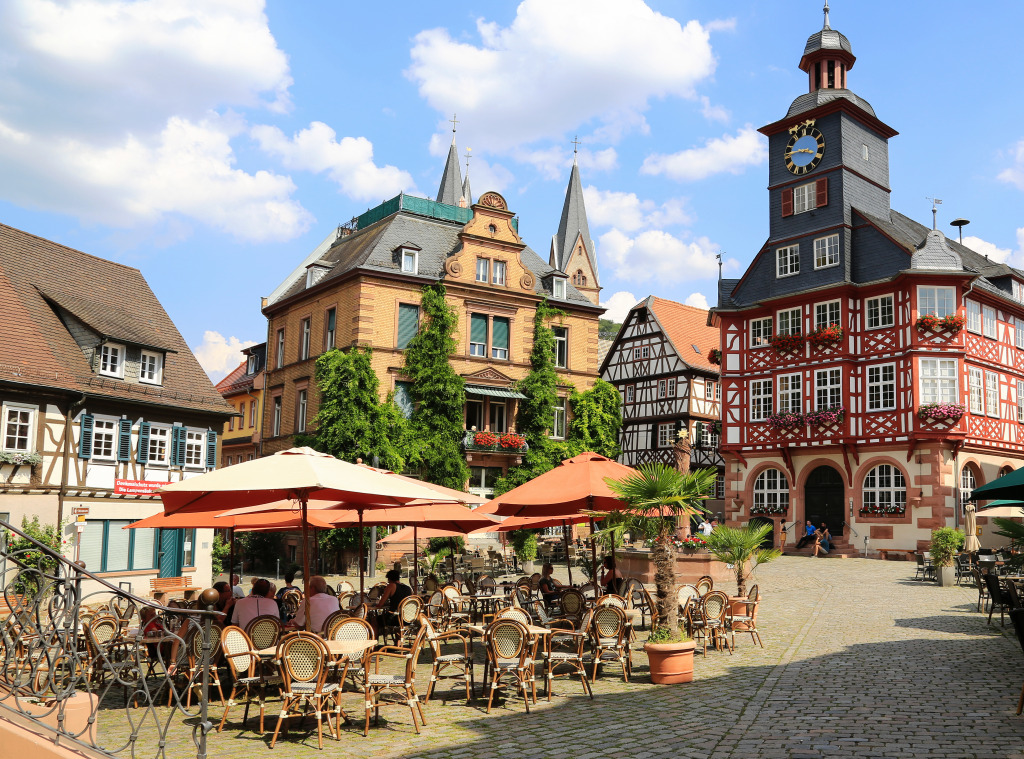 Heppenheim, Hesse, Allemagne jigsaw puzzle in Paysages urbains puzzles on TheJigsawPuzzles.com