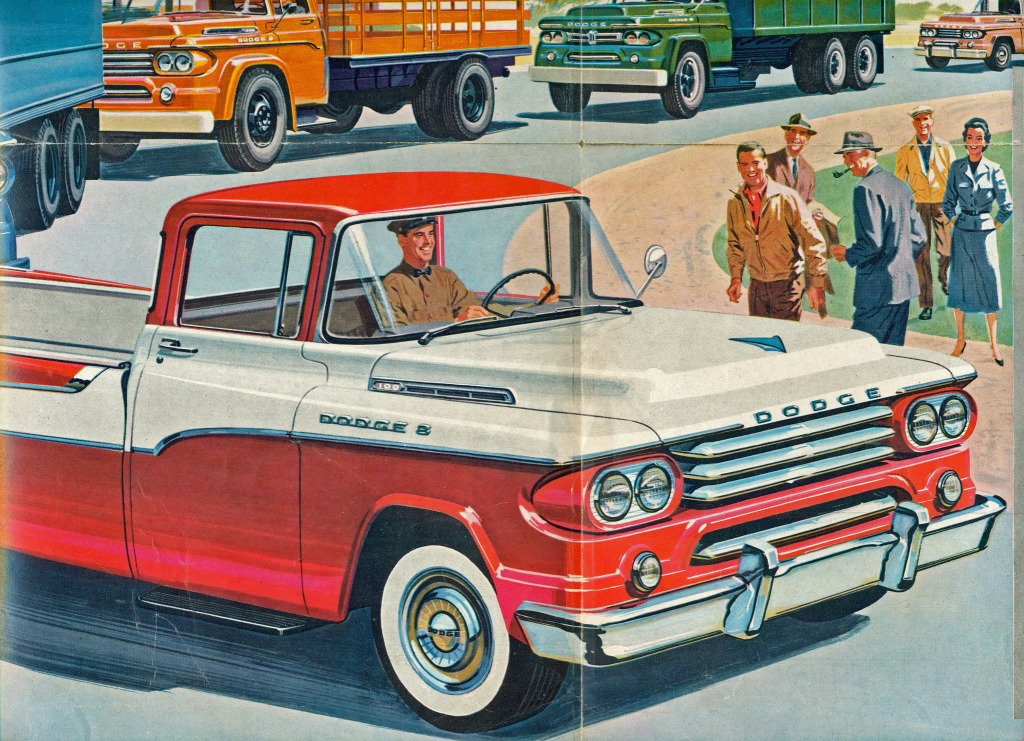 1958 Dodge Truck-Reihe jigsaw puzzle in Autos & Motorräder puzzles on TheJigsawPuzzles.com