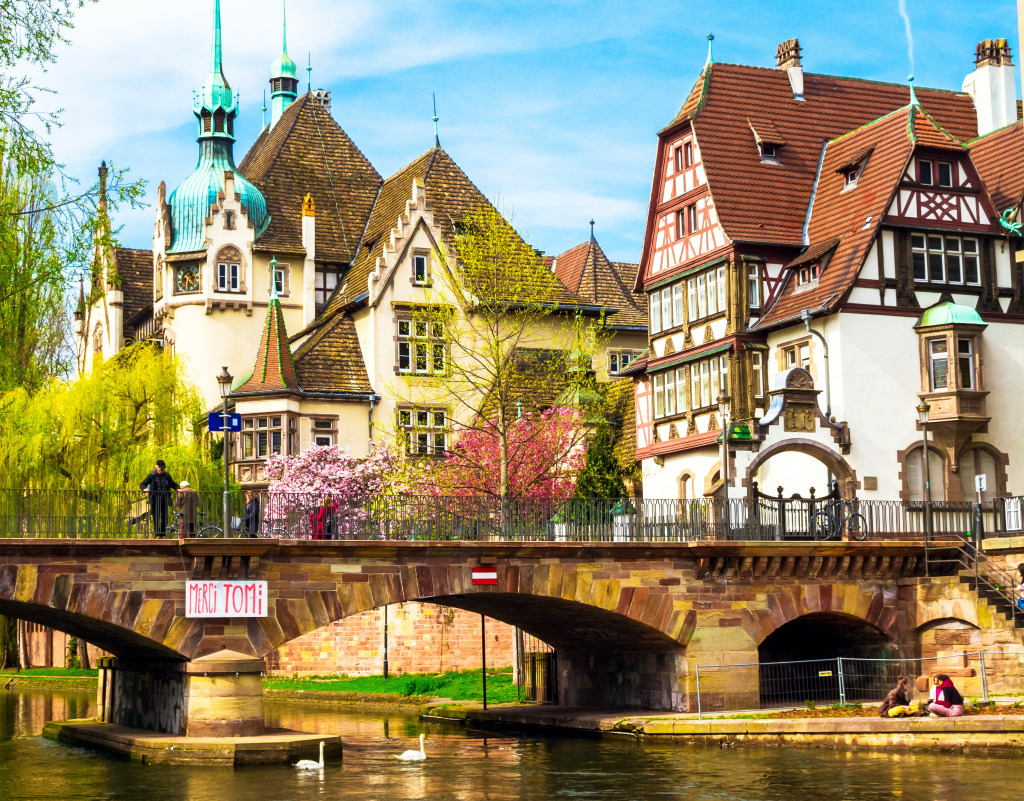 Strasbourg, Alsace jigsaw puzzle in Ponts puzzles on TheJigsawPuzzles.com