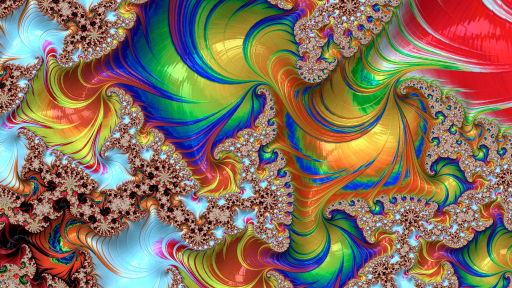 Art fractal coloré jigsaw puzzle in Fractals puzzles on TheJigsawPuzzles.com