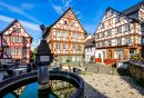 Half-Timbered Houses in Wetzlar, Germany