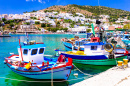 Fishing Village, Leros Island, Greece