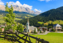 Church in La Villa, Dolomites, Italy
