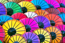 Handmade Umbrellas at Night Market, Laos