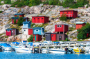 Boat Harbor and Cottages, Sweden
