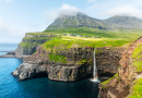 Mulafossur Waterfall, Faroe Islands, Denmark