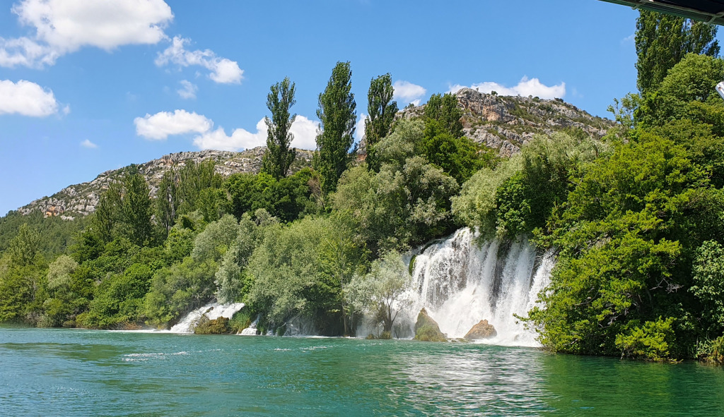 Wasserfall Naturpark Krka jigsaw puzzle in Martha Gabriel puzzles on TheJigsawPuzzles.com