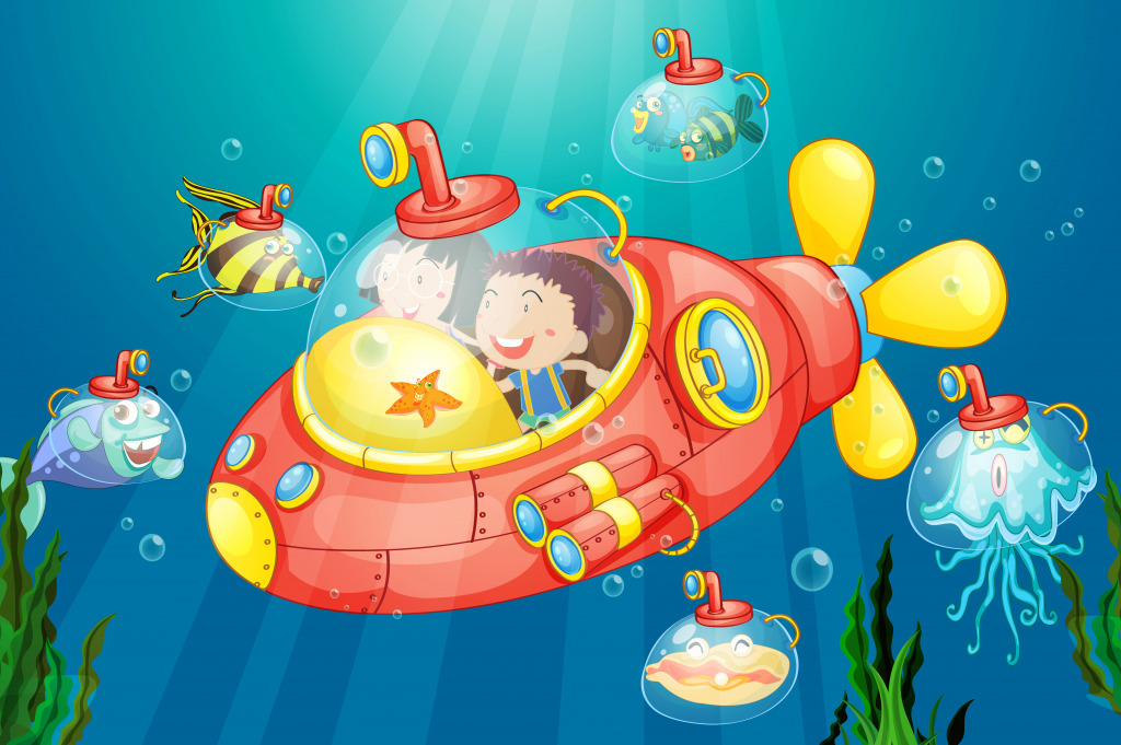 Underwater Adventure jigsaw puzzle in Kids Puzzles puzzles on TheJigsawPuzzles.com