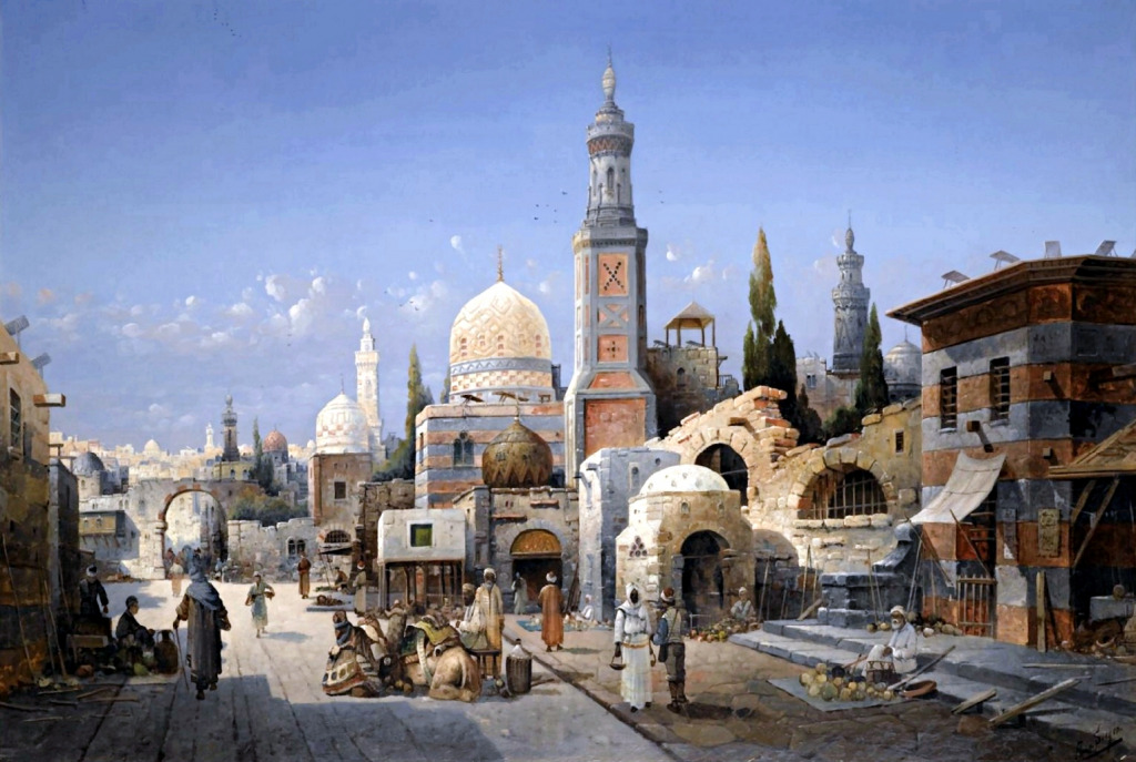 Le Caire jigsaw puzzle in Chefs d'oeuvres puzzles on TheJigsawPuzzles.com