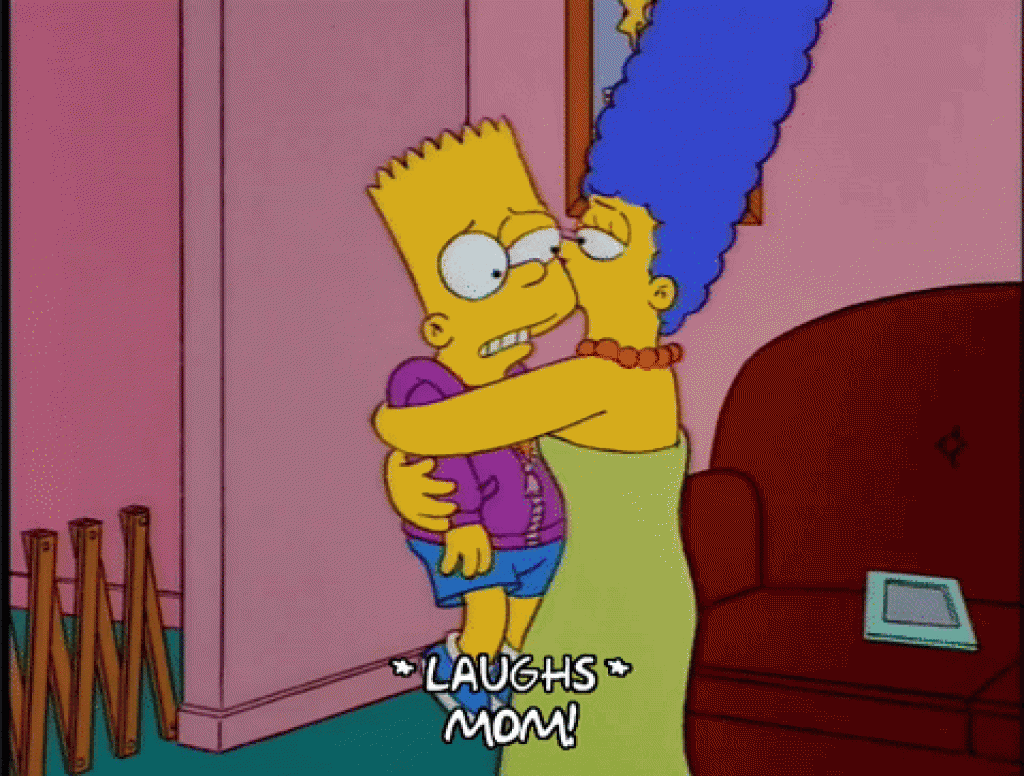 Marge and Bart jigsaw puzzle in Zac Kooiman puzzles on TheJigsawPuzzles.com