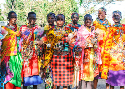 Masai Women with Souvenirs, Kenya jigsaw puzzle in People puzzles on ...