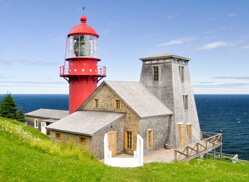 Pointe a la Renommee Lighthouse, Quebec jigsaw puzzle in Great Sightings puzzles on TheJigsawPuzzles.com