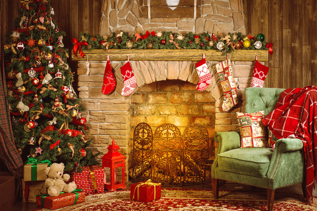Christmas Interior jigsaw puzzle in Christmas & New Year puzzles on TheJigsawPuzzles.com
