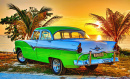 Ford Fairlane on the Beach, Cuba