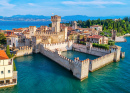 Aerial View of Sirmione, Lake Garda, Italy