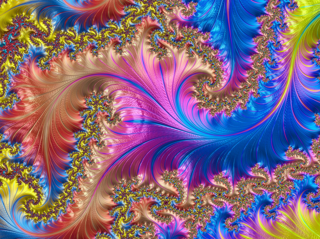 Colorful Fractal Design jigsaw puzzle in Fractals puzzles on TheJigsawPuzzles.com